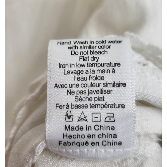 Greylin Arnett Anthropologie Boho Off the Shoulder Crochet Blouse Top Size Large - Picture 6 of 7